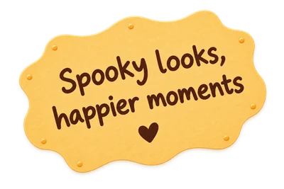 Spooky looks, happier moments